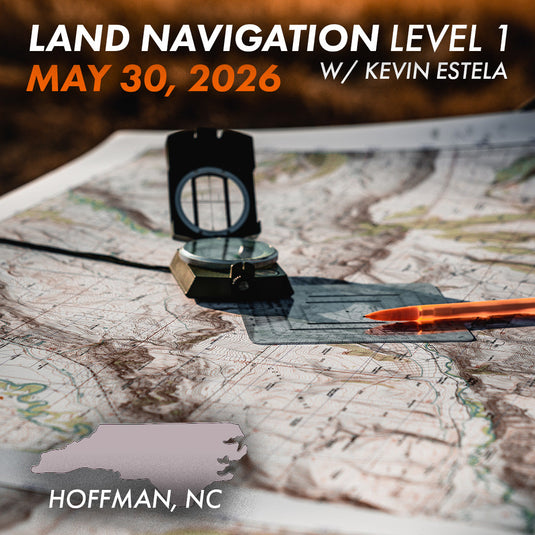 Land Navigation 1 w/ Kevin Estela (Hoffman, NC)