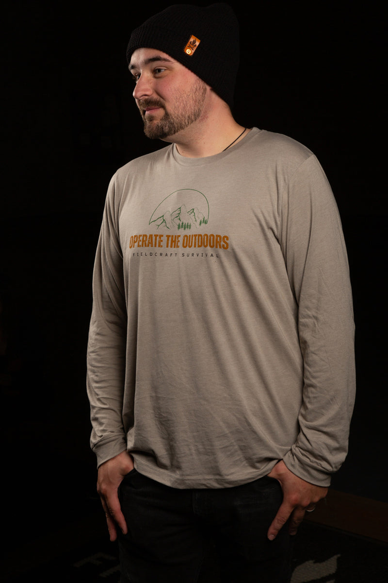 Load image into Gallery viewer, Operate The Outdoors Long Sleeve Shirt
