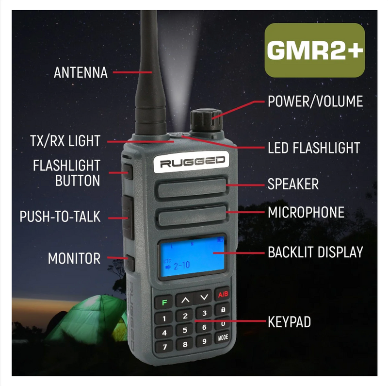 Load image into Gallery viewer, Rugged GMR2+ Handheld Radio
