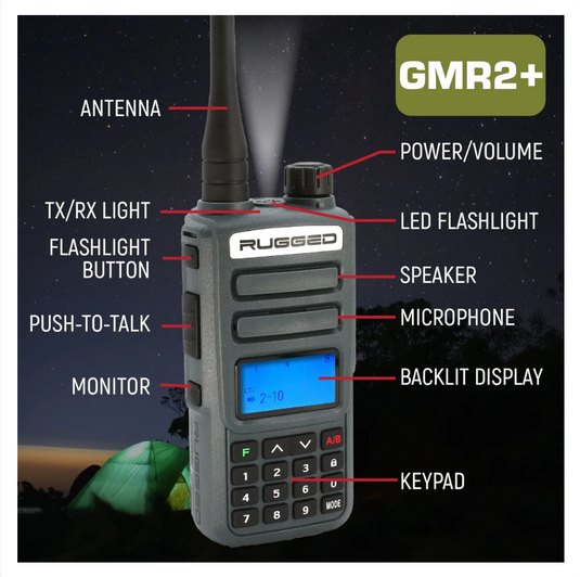 Rugged GMR2+ Handheld Radio