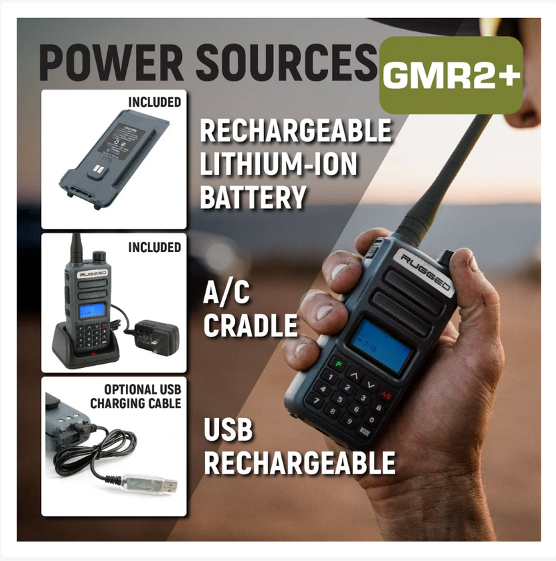 Load image into Gallery viewer, Rugged GMR2+ Handheld Radio
