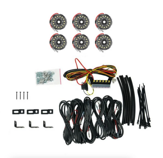 KC HiLiTES Cyclone V2 Rock Light Kit