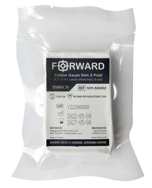 Forward Cotton Gauze Slim Z-Fold