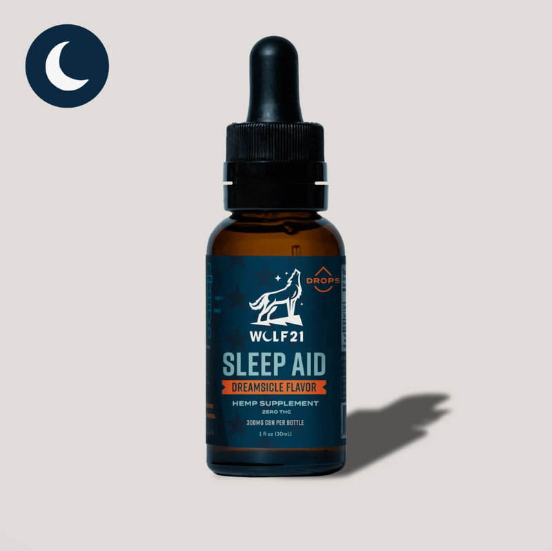Load image into Gallery viewer, Wolf 21 Sleep Aid Drops Dreamsicle Flavor
